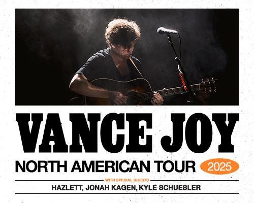 Vance Joy Coming to Cary's Koka Booth Amphitheatre September 24